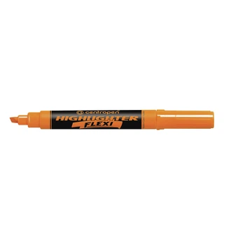 Маркер текстовыделитель Centropen FLEXI 1-5 мм скошений Помаранчевий (8542/06)