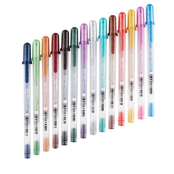 Ручка гелевая Sakura Metallic серебро 1мм (84511388031)