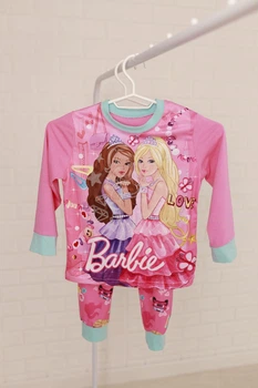 Детская пижама для девочек Барби BARBIE | светится в темноте | 10 года рост 134-140см | цвет розовый