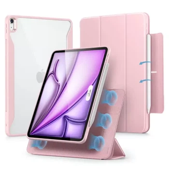Чехол ESR Rebound Hybrid Case 360 Pink для iPad Air 13” M4 | M3 | M2 (2026 | 2025 | 2024) (1B2010604)