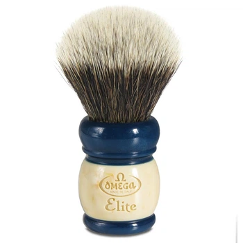 Помазок для гоління Omega MB1920 Elite Fiber Shaving Brush Vintage Edition