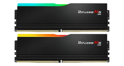 Пам'ять для настільних комп'ютерів G.Skill 96 GB (2x48GB) DDR5 6400 MHz Ripjaws M5 RGB Black (F5-6400J3239F48GX2-RM5RK)