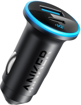 Автомобільний зарядний пристрій Anker PowerDrive 323 – 30W PD + 22.5W USB-A Black (A2735G11)