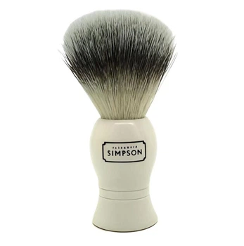 Помазок для гоління Alexander Simpson Bromley Platinum Synthetic Fibre Shaving Brush Cream