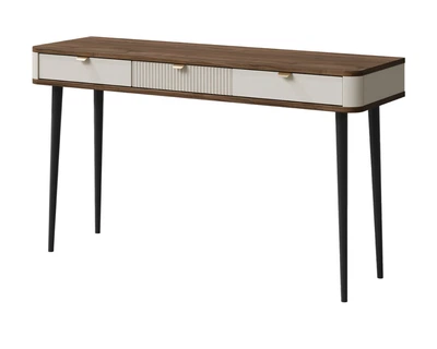 Туалетний столик MARLY REG 15 130х82х40 кашемір/горіх Jurek