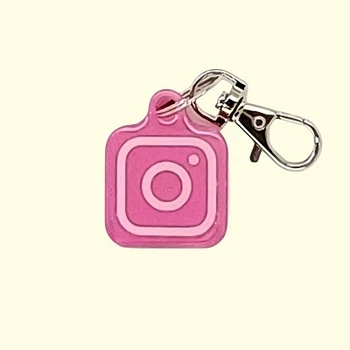 Брелок на ключі Instagram NFC з покриттям преміум