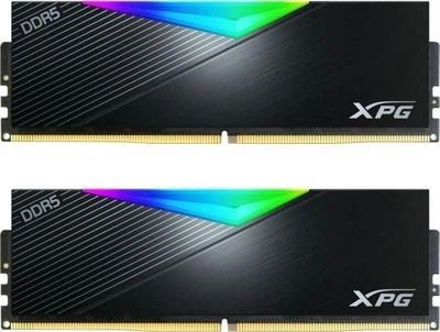 Пам'ять для настільних комп'ютерів Adata 32 GB (2x16GB) DDR5 6400 MHz XPG Lancer RGB Black (AX5U6400C3216G-DCLARBK)