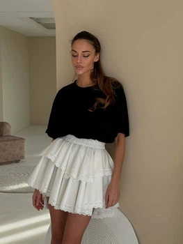 Жіноча пишна спідниця ROMANTIC Milirud XS/L Білий (546-1-XS/L)