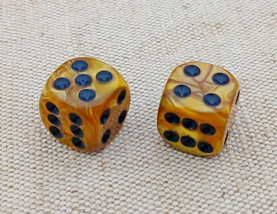 Кости игральные для нард,шахмат,d 16мм.