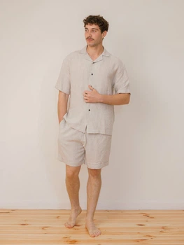 Костюм чоловічий з льону Leglo Ivory - XS
