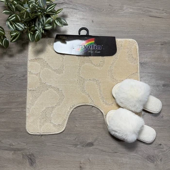Коврик под унитаз ТМ Banyolin Classik 50х60см CLT202019 153-Beige_U
