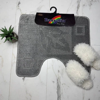 Килимок під унітаз ТМ Banyolin Classik 50х60см CLT27 172-Grey_U