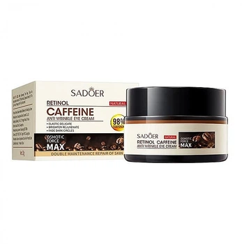 Крем под глаза от темных кругов и отеков с кофеином и ретинолом - Sadoer Retinol Caffeine Anti-Wrinkle Eye Cream 20g (1330969-1972360059-2)
