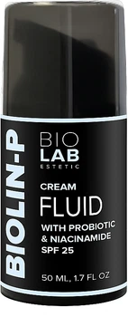Крем-флюїд для обличчя з пробіотиком і ніацинамідом SPF25 - Biolab Estetic Biolin-P Fluid Cream With Probiotic & Niacinamide SPF 25 50ml (1512796-40327376)