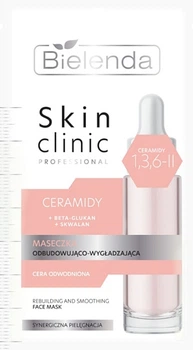 Восстанавливающая и разглаживающая маска для лица - Bielenda Skin Clinic Professional Rebuilding And Smoothing Face Mask 8g (1342914-44583373)