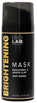 Освітлювальна маска для обличчя з бакучиолом та білою глиною - Biolab Estetic Brightening Bakchiol & White Clay