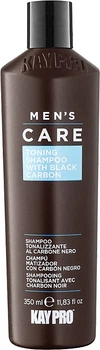 Тонирующий шампунь с черным углем - KayPro Men's Care Toning Shampoo With Charcoal 350ml (1548624-33701163)