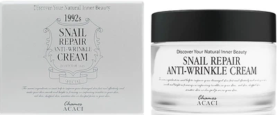 Крем відновлюючий проти зморшок з муцином равлика - Chamos Acaci Snail Repair Anti-Wrinkle Cream 50ml (1423570-41713333)