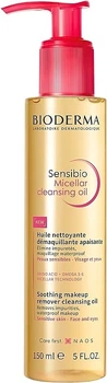 Очищаюча міцелярна олія для чутливої ​​шкіри обличчя - Bioderma Sensibio Micellar Cleansing Oil 150ml (1269238-42325754)