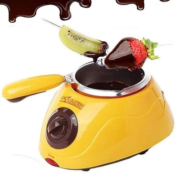 Прибор для приготовления шоколадного фондю Chocolate Fondue Set с формами и аксессуарами, 200 г, нержавеющая сталь