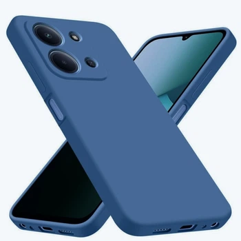 Чехол Fiji Full Soft Premium для Xiaomi Redmi 15C противоударный бампер с микрофиброй Dark Blue