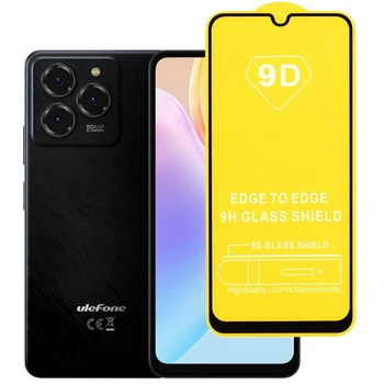 Защитное стекло TDG 9D для Ulefone Note 20 Pro полная проклейка черный