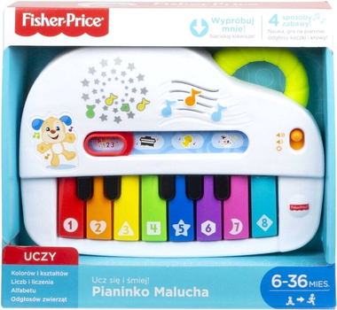 Zabawka edukacyjna Fisher-Price Baby Muzyczne pianino (887961763652) (955555912752324) - Outlet