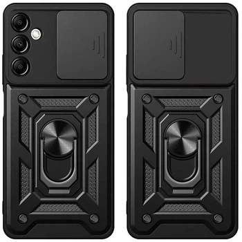 Противоударный чехол Ummi Camshield Serge Ring для Samsung Galaxy A37 5G Черный / Black