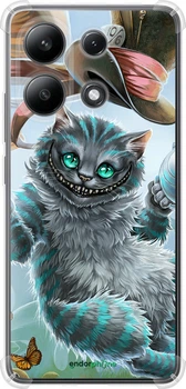 Чехол на Xiaomi Redmi Note 13 4G Чеширский кот 2 "3993sp-3654-70447"