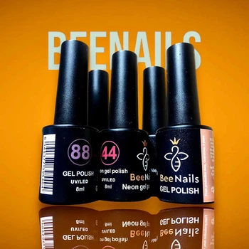 Набір гель лаків Bee Nails 8 мл по 5 штук у наборі Без повторень відтінків