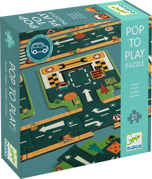 Puzzle Djeco Drogi 21 element (3070900071629)