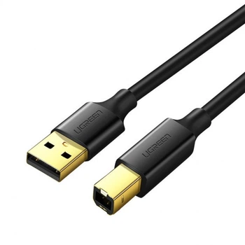 Кабель для принтера UGREEN US135 USB 2.0 AM to BM Print Cable 1.5m (10350)