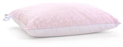 Подушка пуховая MirSon KARMEN №1807 "Bio-Pink" 90% Bio пух 60х60 см Средняя (2200003011975)