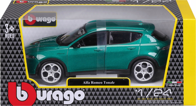 Металева модель автомобіля Bburago Alfa Romeo Tonale 12 1:24 Зелений 18-21109GR (4893993016495)