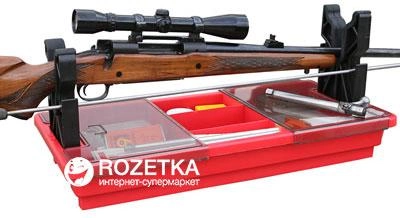 Підставка МТМ Portable Rifle Maintenance Center для чищення зброї з органайзером Червона (17730873)