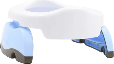 Накладка на унітаз і туристичний горщик Potette Plus біло-блакитний (5060126200000)