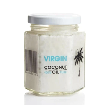 Нерафінована кокосова олія Hillary VIRGIN COCONUT OIL, 200 мл HI-04-040