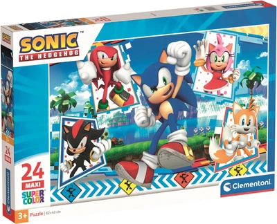 Пазл Clementoni Sonic серія MAXI 24 елементи (28526) (8005125285266)