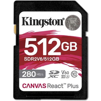 Карта памяти Kingston SD 512GB C10 (SDR2V6/512GB)