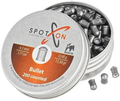 Кулі Spoton 4.5 мм, 0.90 г, 200 шт "Bullet"