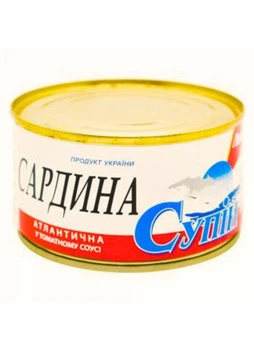 Сардина в томатному соусі Супій 230 г