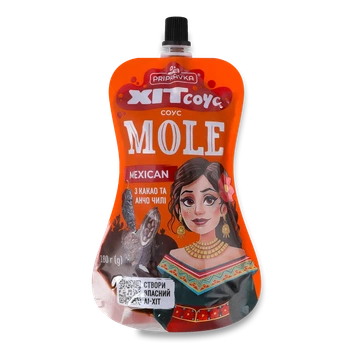 Соус Приправка Хіт соус Mexican Mole з какао та анчо чилі 180г