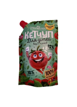 Кетчуп натуральний з банановим пюре Приправка 200 г
