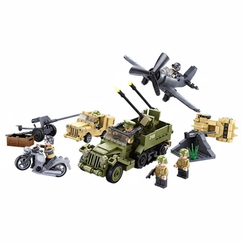 Конструктор M38-B0812 Sluban Army «Боевая техника с фигурками солдат» 552 детали