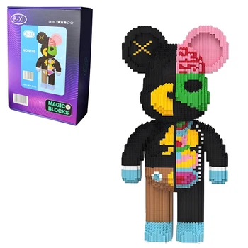 Детский 3D конструктор Magic Blocks Мишка Dissected Companion, 4955 деталей (9169)