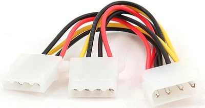 Кабель питания Cablexpert 1 - Molex to 2 - Molex 0.15 м