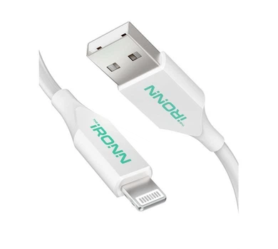 Кабель IRONN Type-A to Lightning 12W (1.8m) White (AL12WT-L)