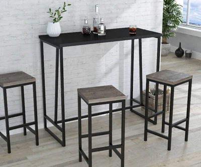 Барный стол BS-125 Loft Design Черный ST7