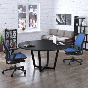 Стіл для переговорів D-1600 Loft design Чорний ST7
