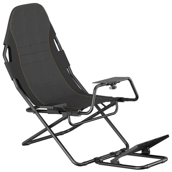 Кресло-кокпит с креплением для руля, педалей и коробки передач GamePro RS400B Black